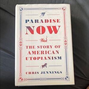 Paradise Now by Chris Jennings - White, Red & Blue Hardcover